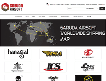 Tablet Screenshot of garudaairsoft.com